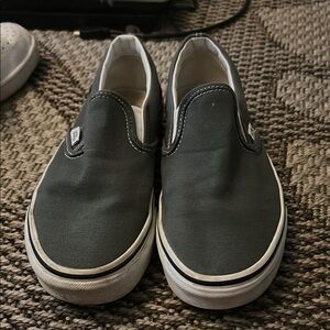 Gray Slip-On vans